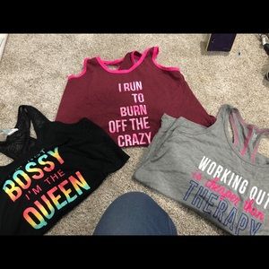 Exercising tanks lot